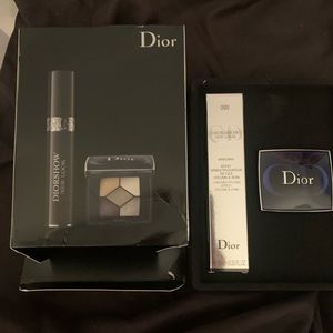 Dior eyeshadow and mascara set